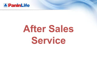 After Sales
 Service
 