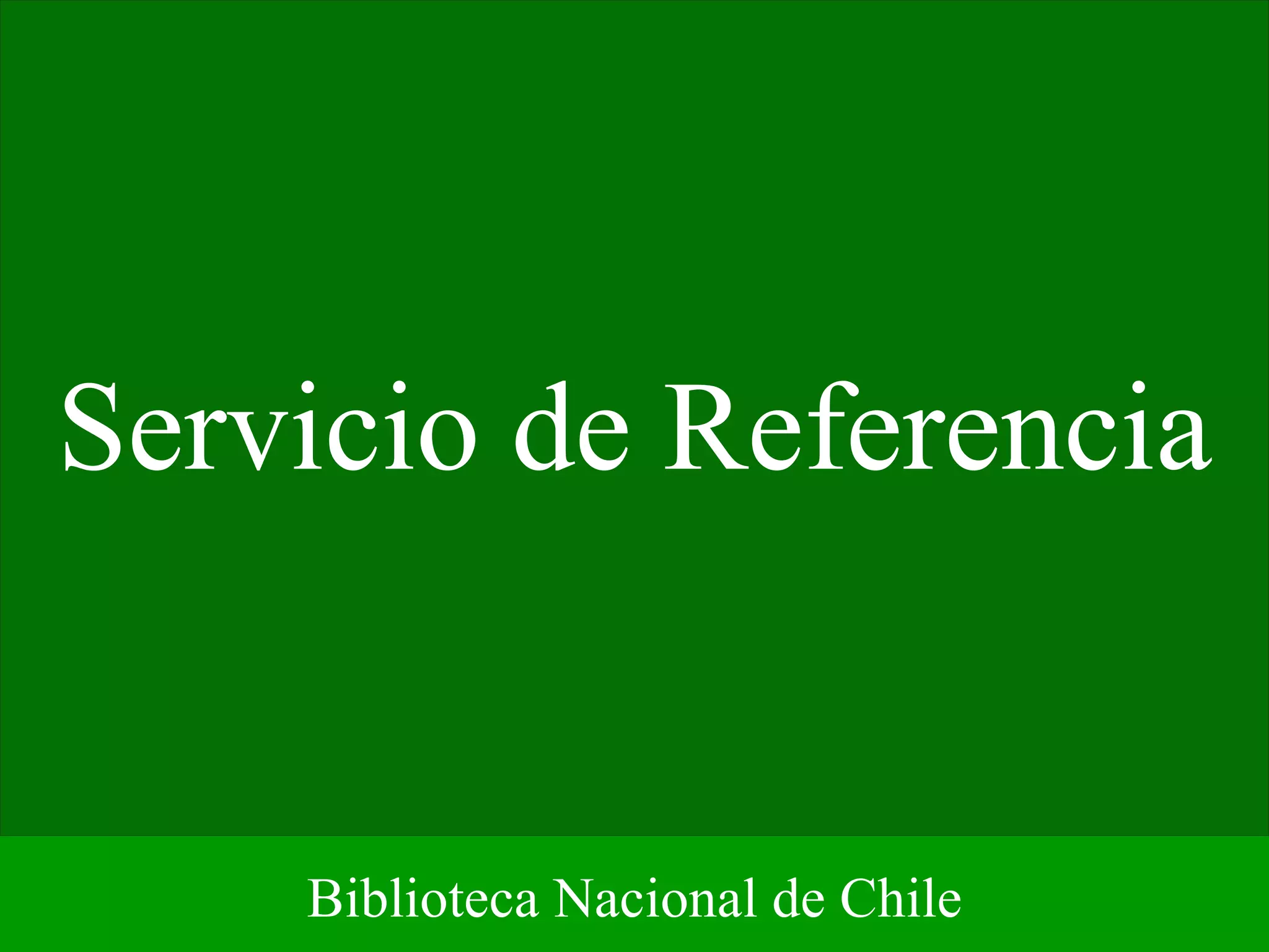 Servicio De Referencia PPT
