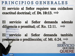 Servicio a Dios