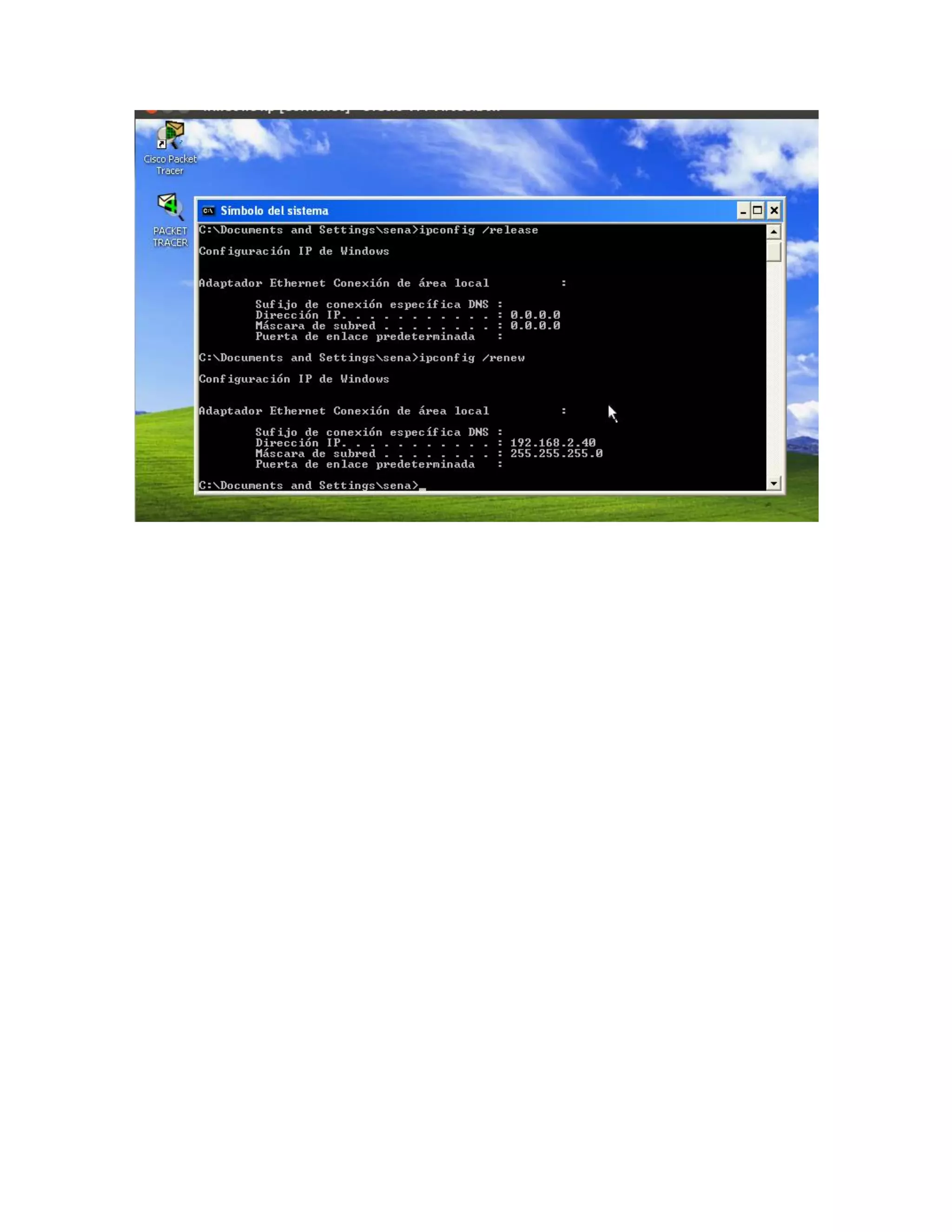 Servicio dhcp en server core si