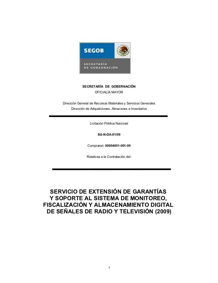 Servicio ext garantias