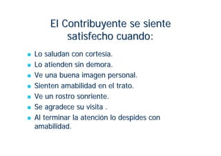 Servicio Orientado Al Cliente