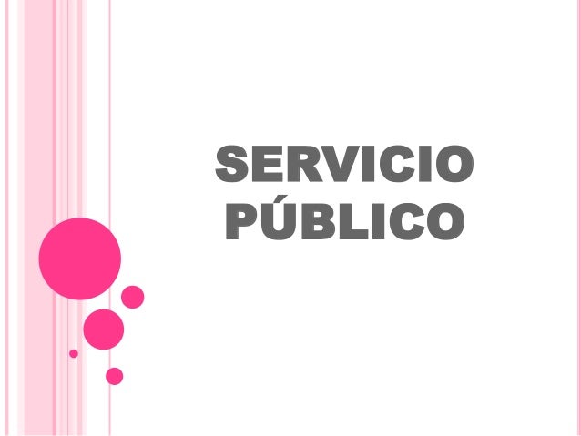 Resultado de imagen de servicio publico