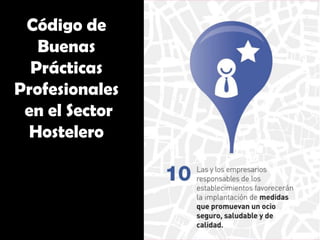 Código de
Buenas
Prácticas
Profesionales
en el Sector
Hostelero
 