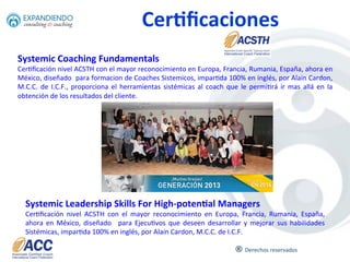 ®	
  
Contacto
12	
  
	
  
Para	
  mayor	
  información	
  o	
  contacto	
  visita;	
  
www.expandiendo.com	
  	
  
Email:	
  contacto@expandiendo.com	
  
	
  
	
  
Teléfono:	
  	
  6587-­‐6442	
  /	
  43	
  
	
  
Antes de imprimer este ejemplar considera su
efecto en el medio ambiente
 