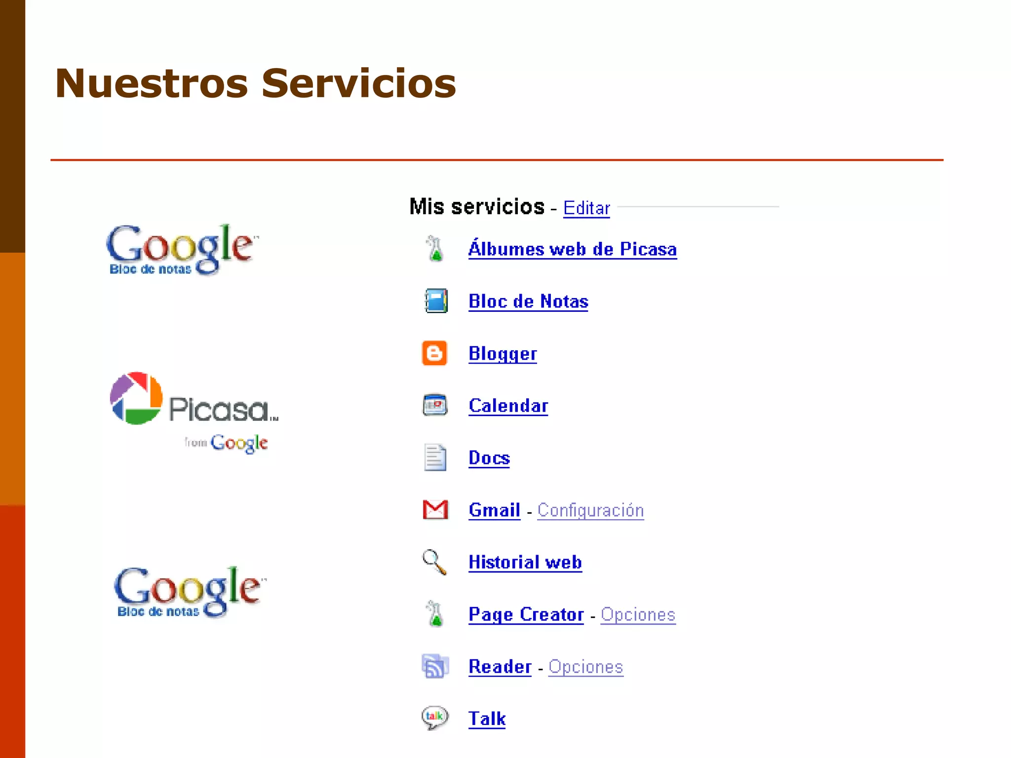 Nuestros Servicios 