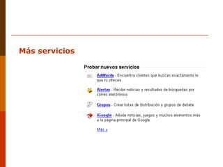 Más servicios 