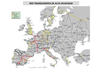 RED TRANSEUROPEA DE ALTA VELOCIDAD 