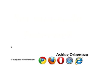 Servicios de
Internet


Ashley Orbegozo
 Búsqueda de Información:

1101

 