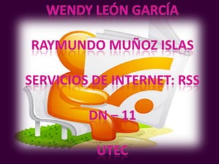 Servicios de internet (rss)