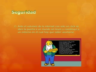 Servicios del internet