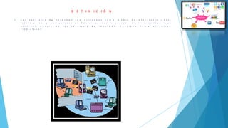 D E F I N I C I Ó N
 L o s s e r v i c i o s d e i n t e r n e t s o n u t i l i z a d o s c o m o m e d i o d e e n t r e t e n i m i e n t o ,
i n f o r m a c i ó n y c o m u n i c a c i ó n . E n v i a r y r e c i b i r c o r r e o , e s l a a c t i v i d a d m a s
u t i l i z a d a d e n t r o d e l o s s e r v i c i o s d e I n t e r n e t . F u n c i o n a c o m o e l c o r r e o
t r a d i c i o n a l .
 