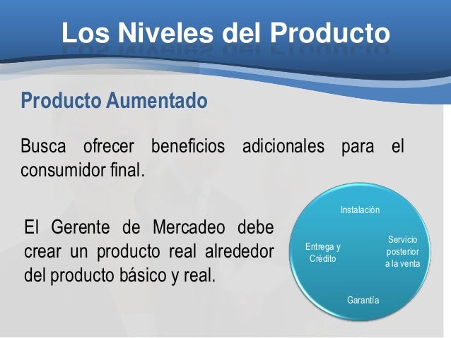 Servicios del producto