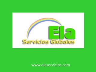 www.elaservicios.com
 