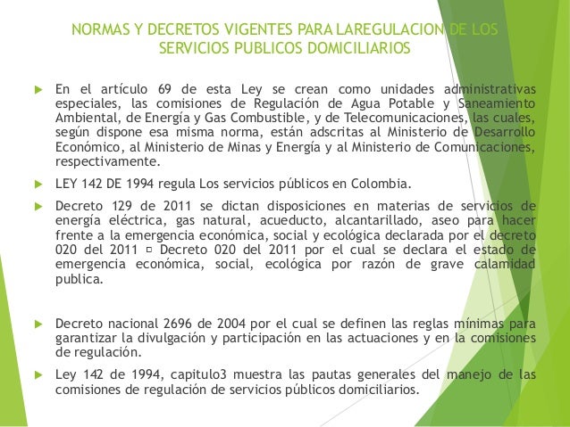 Servicios P blicos Domiciliarios. R gimen B sico - PDF