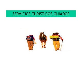 SERVICIOS TURISTICOS GUIADOS
 