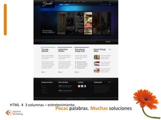HTML  4  3 columnas – entretenimientoPocaspalabras. Muchas soluciones