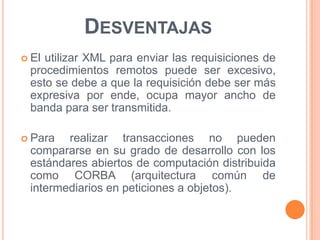 Requisitos para consumir un servicio web	Los elementos fundamentales que constituyen a los servicios web son:El ServicioEl proveedor de ServiciosEl solicitante de ServiciosEl registro de Servicios