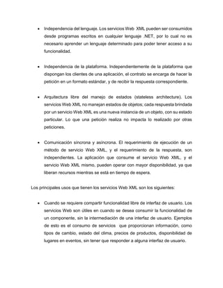Servicios web xml | PDF