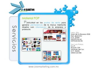 Servicios Zoo marketing