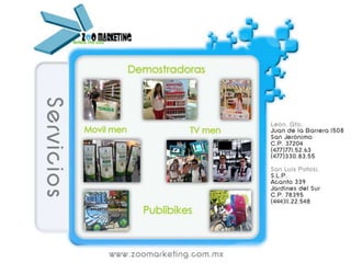 Servicios Zoo marketing