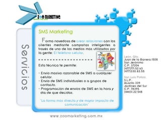 Servicios Zoo marketing