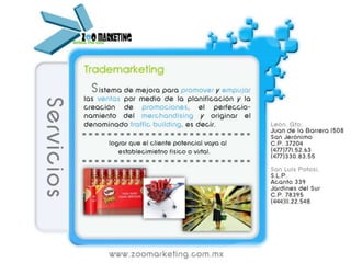 Servicios Zoo marketing