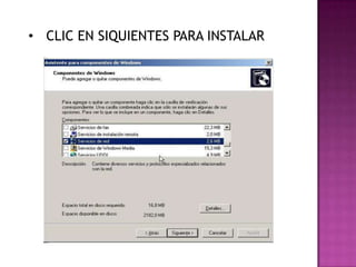 • CLIC EN SIQUIENTES PARA INSTALAR

 