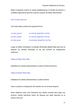 Servidor De Correo En Debian