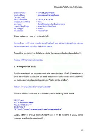 Servidor De Correo En Debian