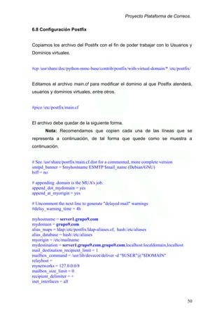 Servidor De Correo En Debian