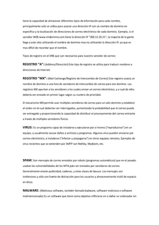 Servidor De Correo En Fedora