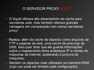 Linux Servidor Proxy(squid)