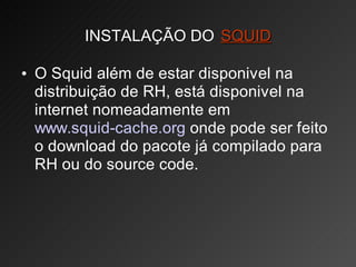 Linux Servidor Proxy(squid)