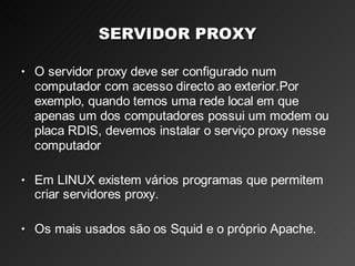 Linux Servidor Proxy(squid)