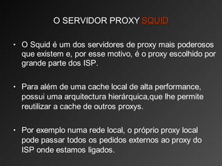 Linux Servidor Proxy(squid)