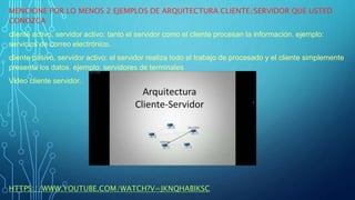 modelo cliente servidor | PPTX