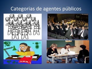 Categorias de agentes públicos 
 