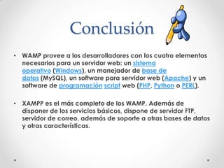 Servidores wamp | PPTX