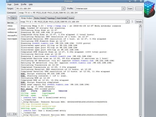 Conocer el servidor web…
 