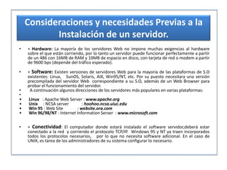 Servidor Web Apache para Linux | PPTX