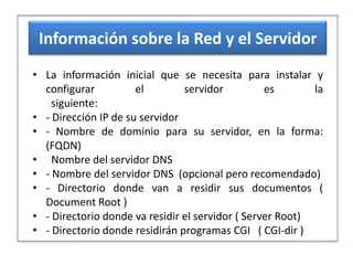 Servidor Web Apache para Linux | PPTX