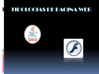 TIPOLOGIAS DE PAGINA WEB