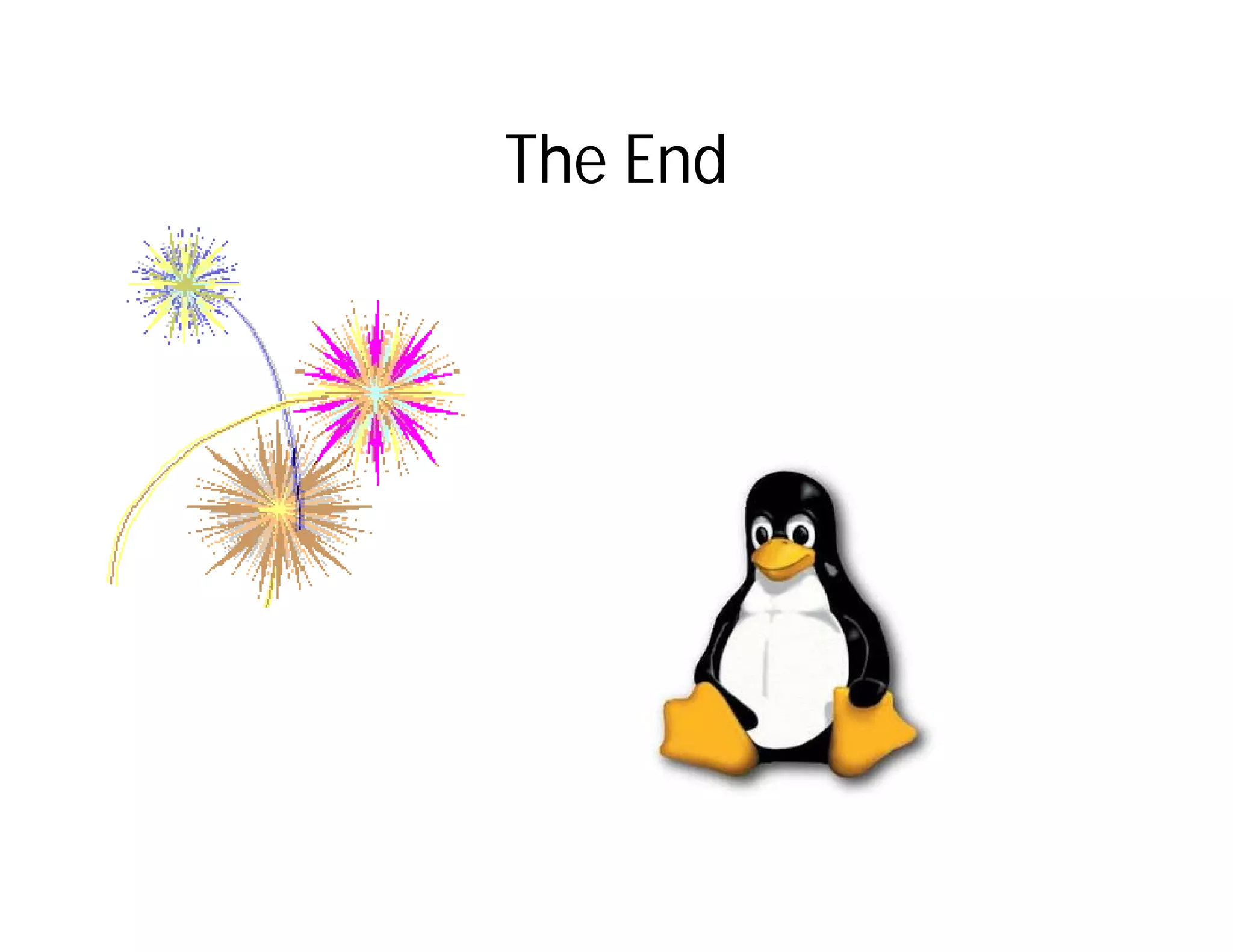 The End

 