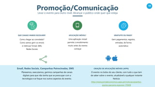 10
APLICAÇÃO MÓVEL?QUE CANAIS VAMOS ESCOLHER? GRATUITO OU PAGO?
Gerir pagamentos, registos,
entradas, de forma
automática
Como chegar ao convidado?
Como vamos gerir os envois
e métricas? Email, SMS,
Redes Sociais
Uma aplicação móvel
permite o envolvimento
muito antes do evento
começar
Promoção/ComunicaçãoLevar o evento para outro nível. Alcançar o público onde quer que esteja
Email, Redes Sociais, Campanhas Patrocinadas, SMS
Planeamos, executamos, gerimos campanhas de canais
digitais para que não tenha que se preocupar com a
tecnologia e se foque nos outros aspectos do evento.
CRIAÇÃO DE APLICAÇÕES MÓVEIS (APPS)
O evento no bolso do seu cliente, com tudo o que tem
de saber sobre o evento, atualizável a qualquer instante
Notícia:
http://www.jornaleconomico.sapo.pt/noticias/asserbiz-
assina-parceria-exponor-75928
 
