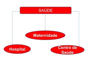 SAÚDE MaternidadeHospitalCentro de Saúde
