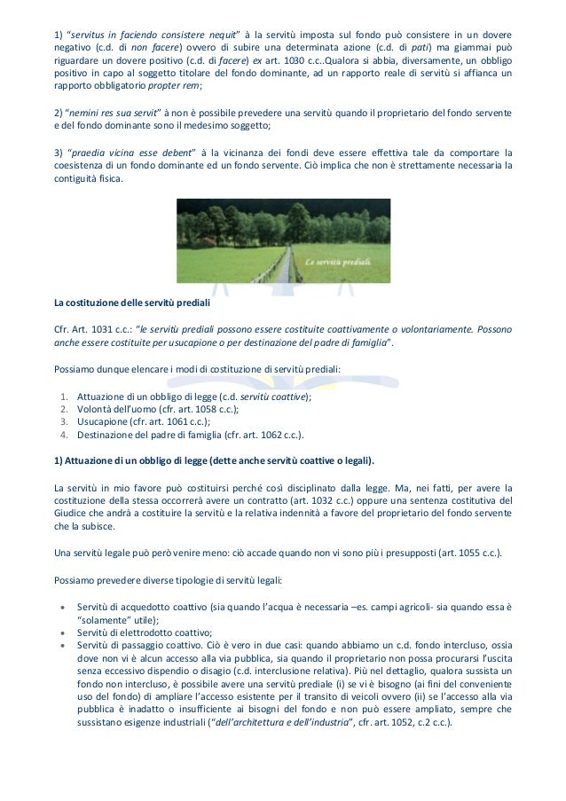 Servitù prediali Estinzione servitù di passaggio
