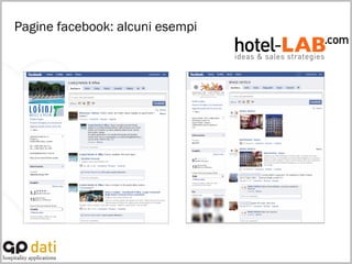 Pagine facebook: alcuni esempi 