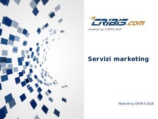Marketing CRIBIS D&B
Servizi marketing
 