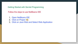 Servlet session 3 | PPT | Free Download